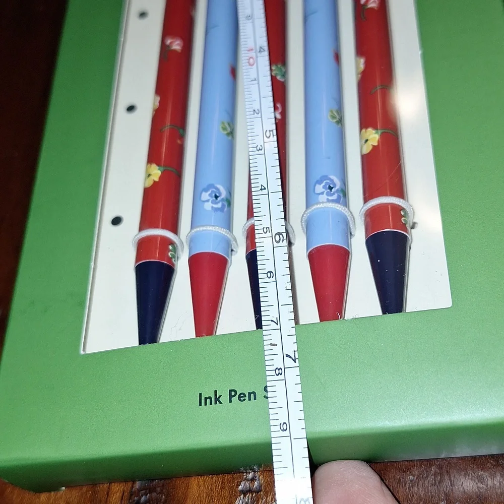 ♠️ Kate Spade Garden Toss set of 5 black ink pens. NEW! - Picture 6 of 7